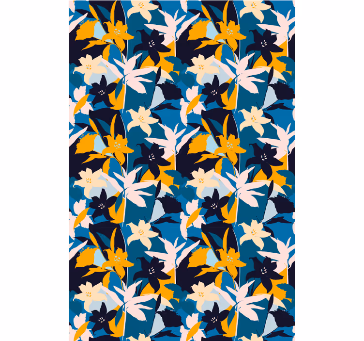 Rollo fenster blumen und pflanzen frühlingsharmonie - TenStickers