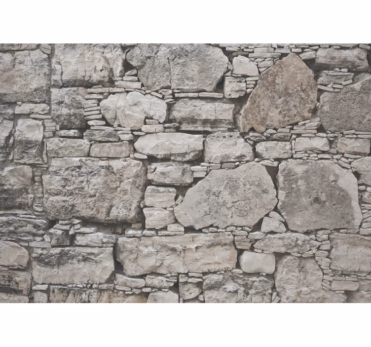 Rollo Fenster mit Muster steinmauer-effekt - TenStickers