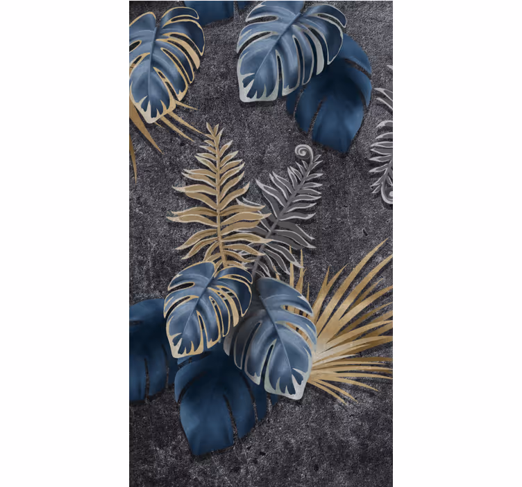 Rollo Fenster Blumen und Pflanzen tropisches laubarrangement - TenStickers