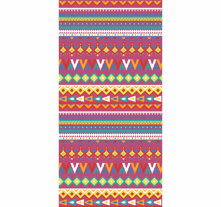 Rollo Fenster Originell stammes-muster-design - TenStickers
