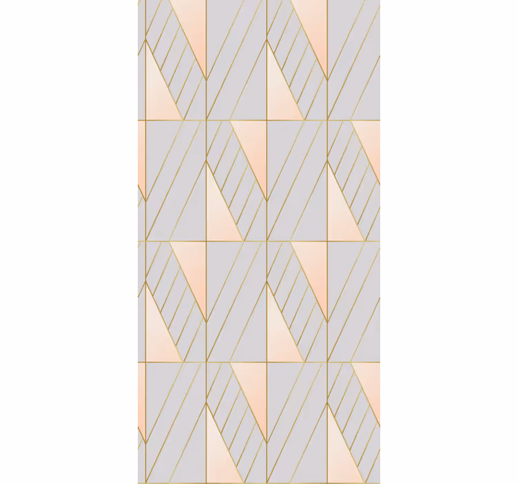Fenster Rollo Modern gometrisch gemusterte Linien - TenStickers