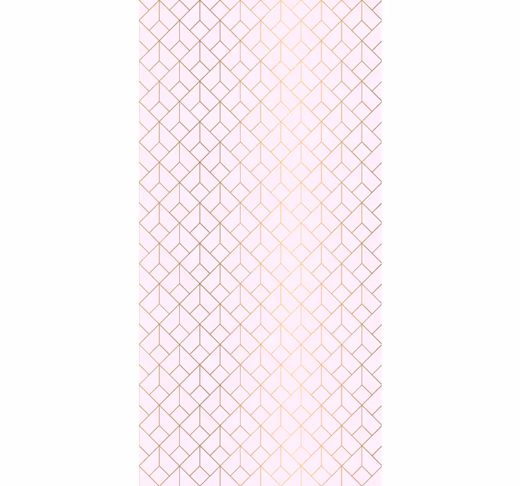 Rollo Fenster Elegant geometrische anordnung - TenStickers