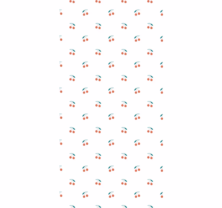 Rollo fenster obst mit kirschmuster design - TenStickers