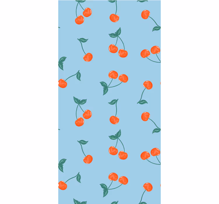 Rollo fenster obst mit kirschzweig-muster - TenStickers