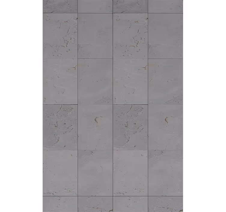 Rollo Wohnzimmer mit Beton industriell - TenStickers