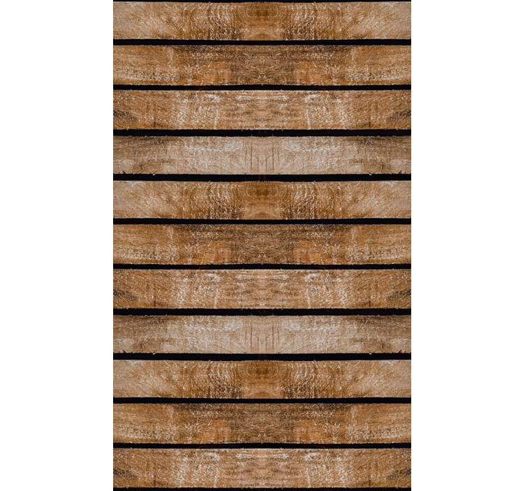 rollo mit Textur und Muster Holzbalcken design - TenStickers
