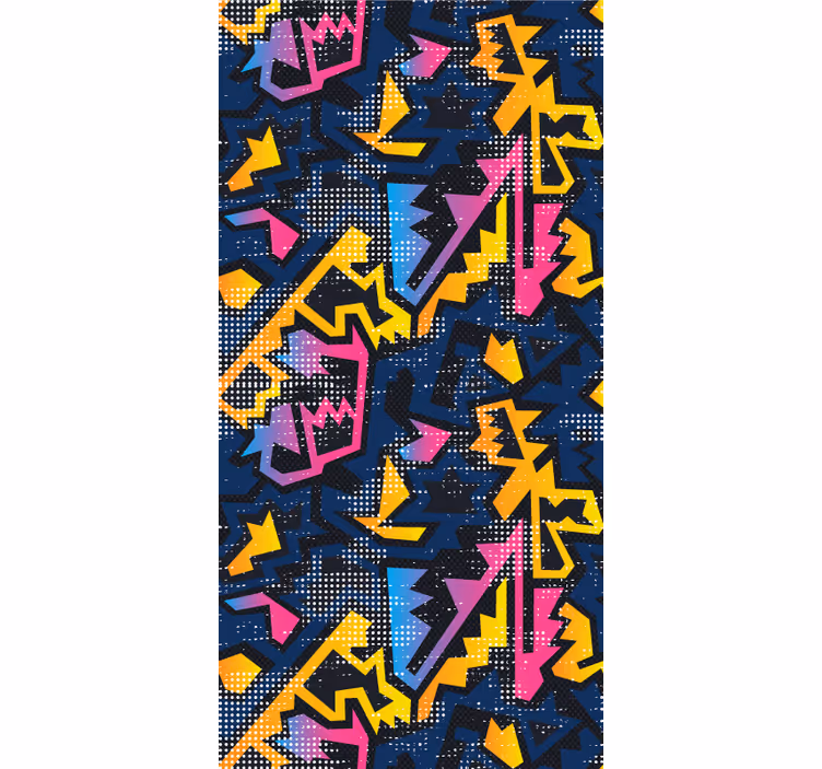 rollo Jugendliche geometrische Graffiti - TenStickers
