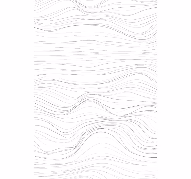 rollo elegante Wellen Design - TenStickers