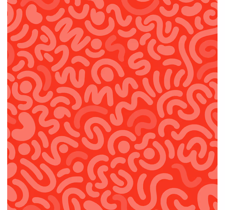 Abstrakte Linien Rollos rot Wohnzimmer - TenStickers