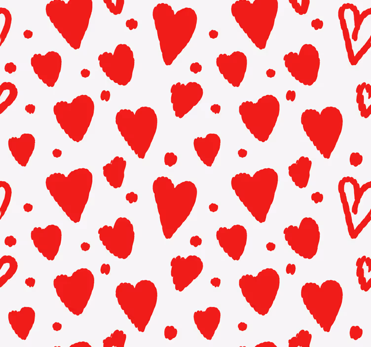 Rollo Fenster romantisch herz-muster - TenStickers