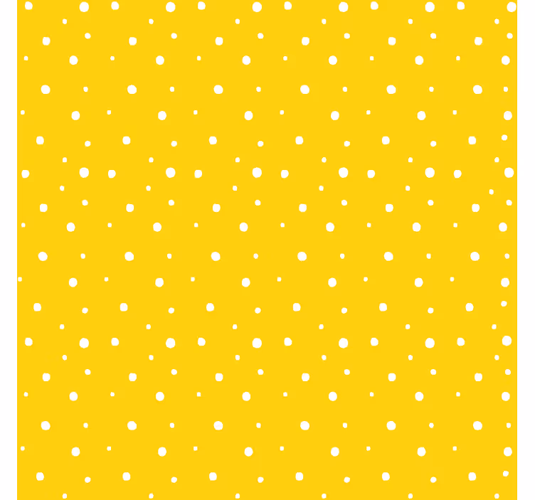 Rollo Küche Gelb kreise muster - TenStickers