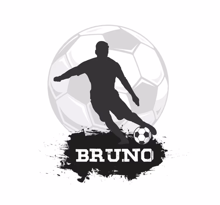 Rollo Fenster Fußball Fußballspieler mit Namen - TenStickers
