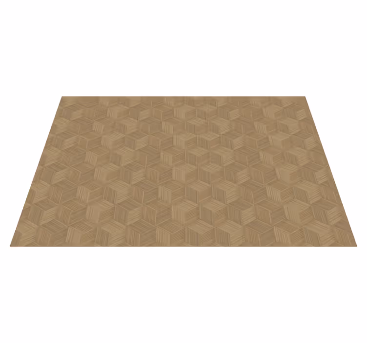 Tischset textur sechseckiges holzdesign - TenStickers
