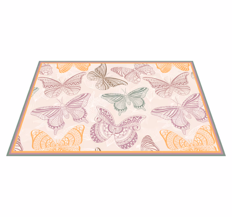 Tischsets originell im eleganten schmetterlingsdesign - TenStickers