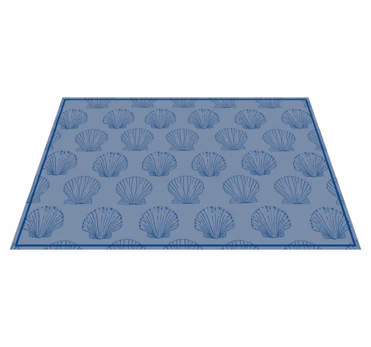 Tischsets originell muschel muster eleganz - TenStickers