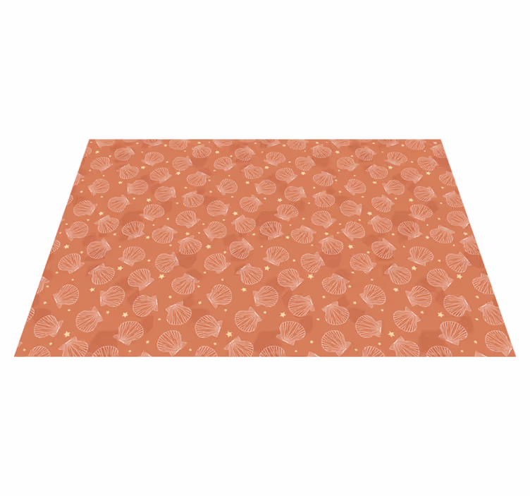 Tischset textur muschel-muster tischdecke - TenStickers
