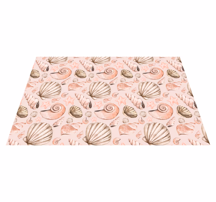 Tischsets originell mit muschel-muster - TenStickers