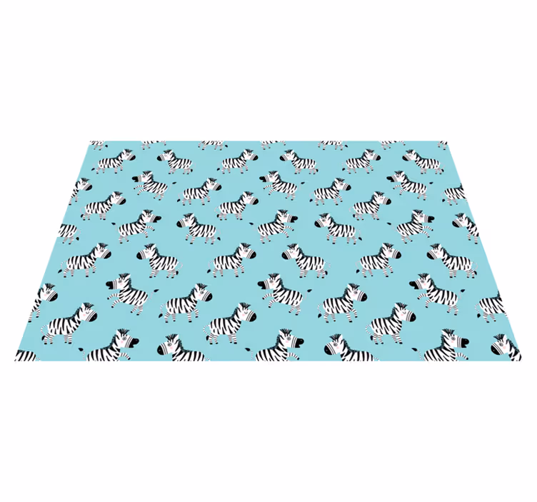 Tischsets originell mit zebramuster oberfläche - TenStickers