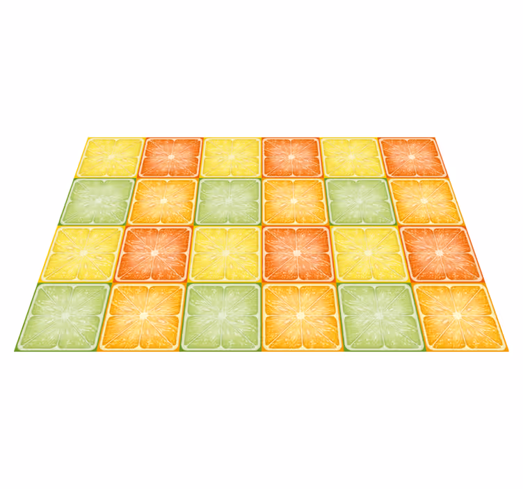 Tischsets originell im citrus-scheiben-muster - TenStickers