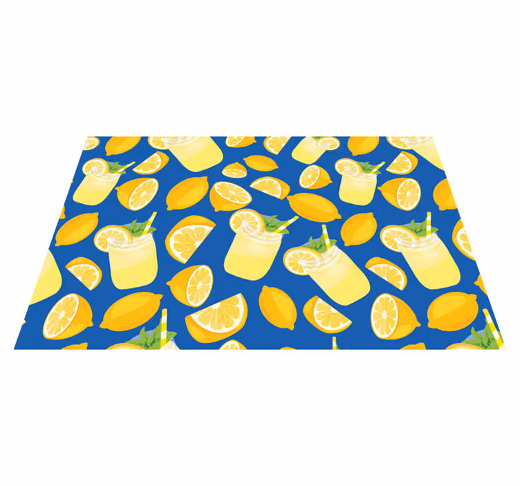 Tischset modern mit erfrischendem limonadenmotiv - TenStickers