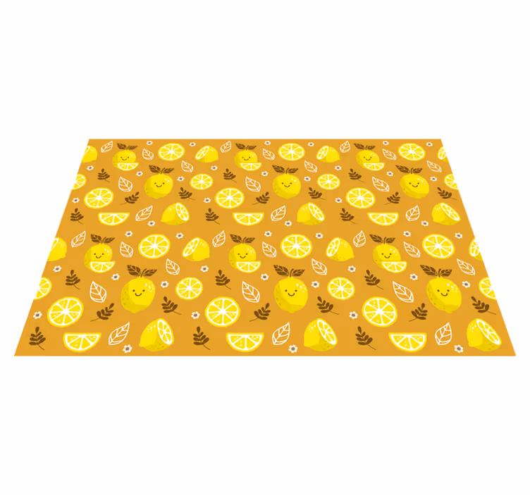 Tischset modern mit fruchtmuster oberfläche - TenStickers