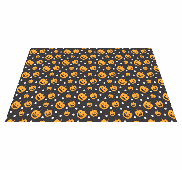 Tischset halloween mit kürbismuster - TenStickers