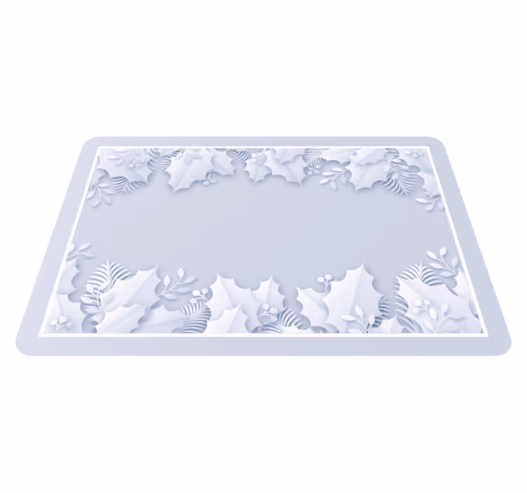Tischset weihnachten im eleganten feiertagsdesign - TenStickers