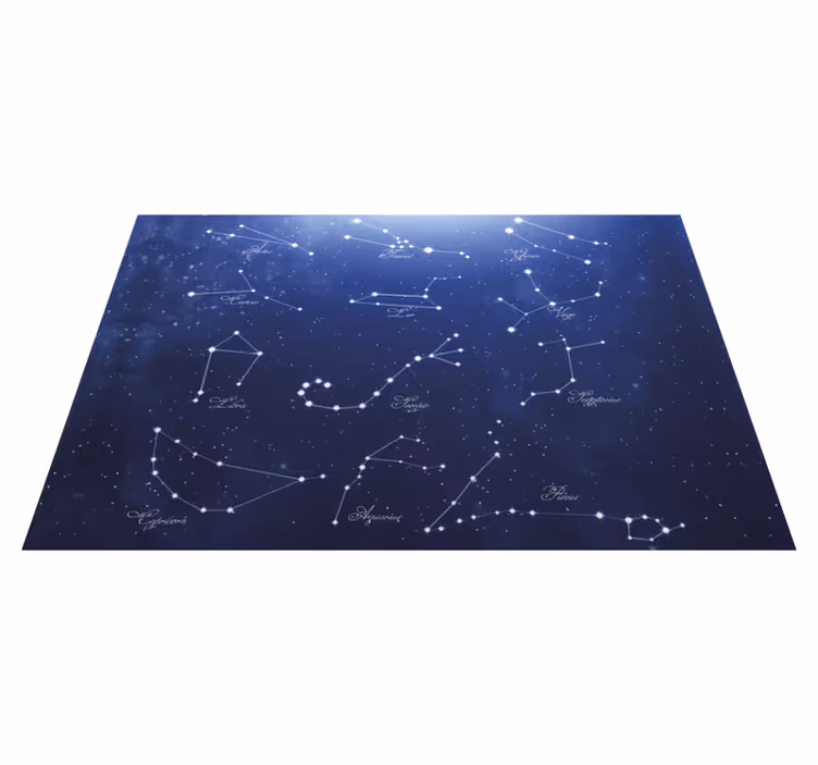 Platzset spruch sternenhimmel karte - TenStickers