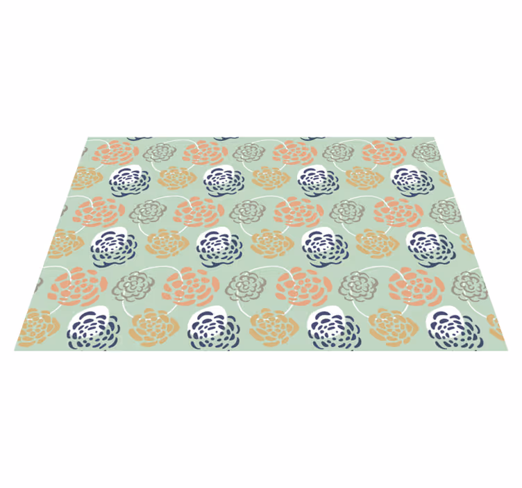 Tischsets originell mit botanischem druckdesign - TenStickers
