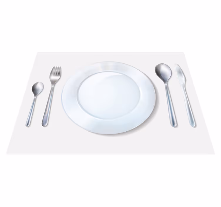 Tischset modern elegante tischdekoration - TenStickers