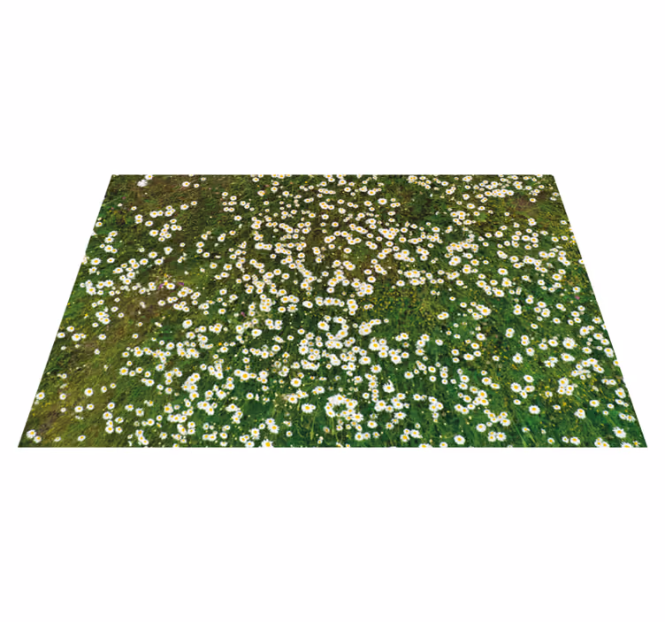 Tischset textur mit frischem blumenmuster - TenStickers