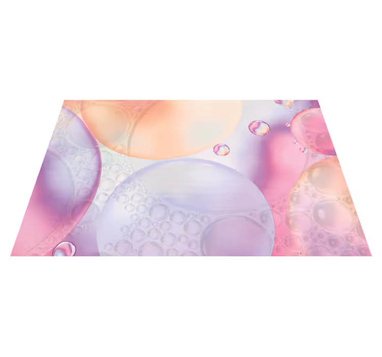 Tischset textur sprudelnde bunte oberfläche - TenStickers