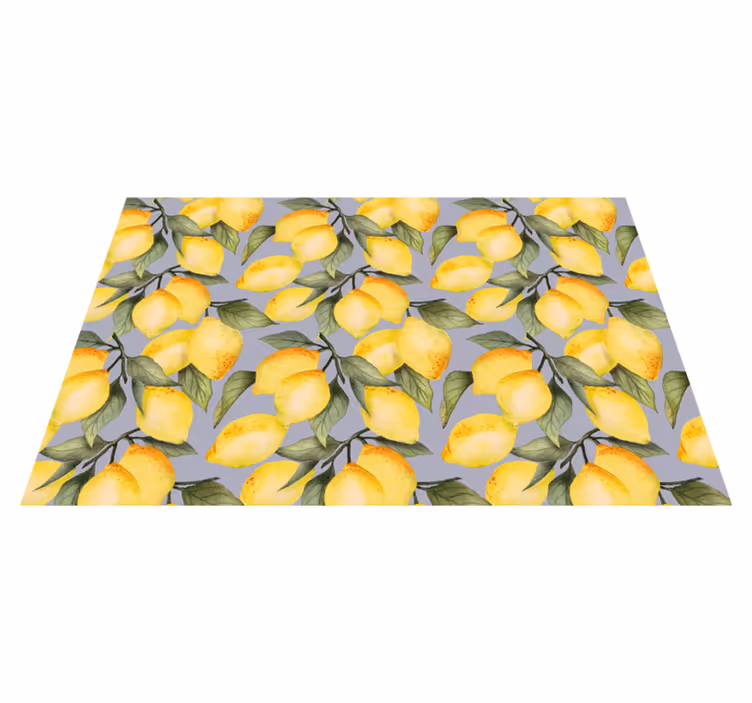 Tischsets originell zitronenmotiv - TenStickers