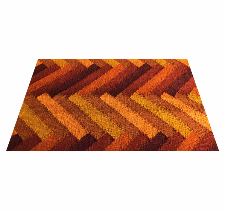 Tischset textur mit lebhaftem geometrischen muster - TenStickers