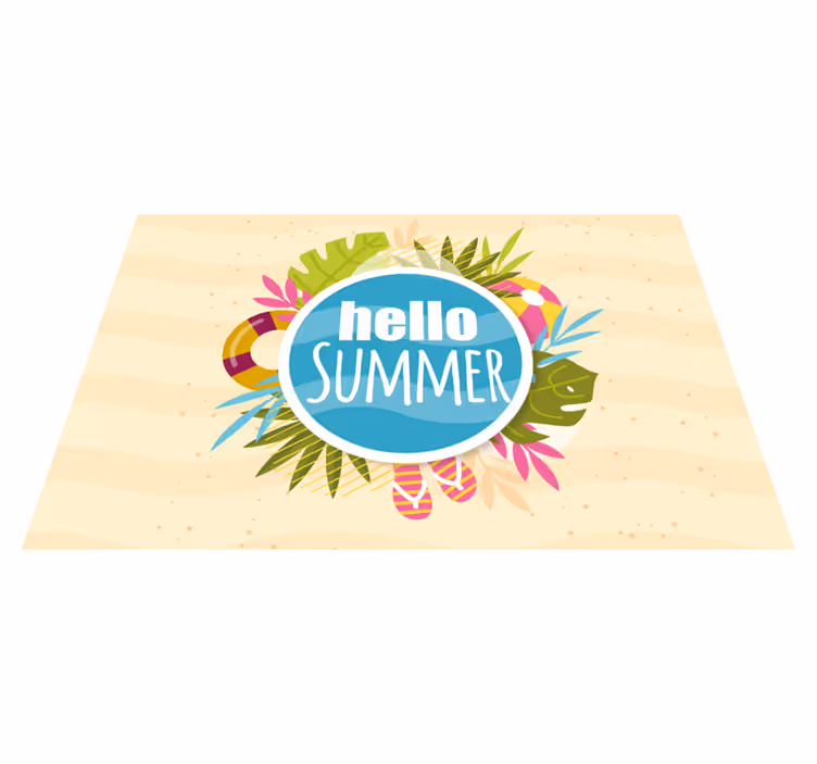 Tischsets originell sommerlaune привет - TenStickers