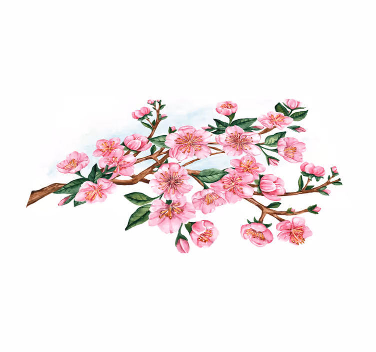 Tischsets originell mit eleganter blumenschale - TenStickers
