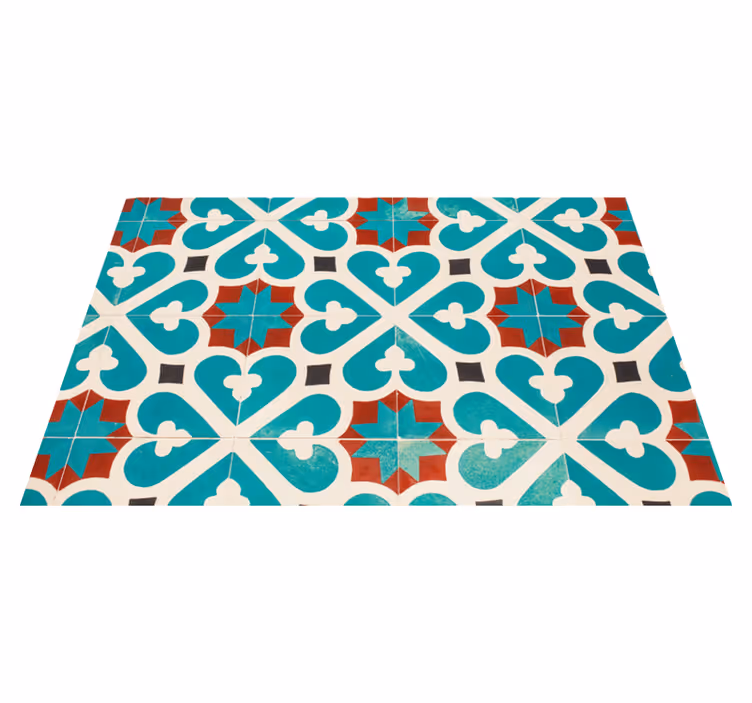 Tischset textur lebendiges geometrisches konzept - TenStickers