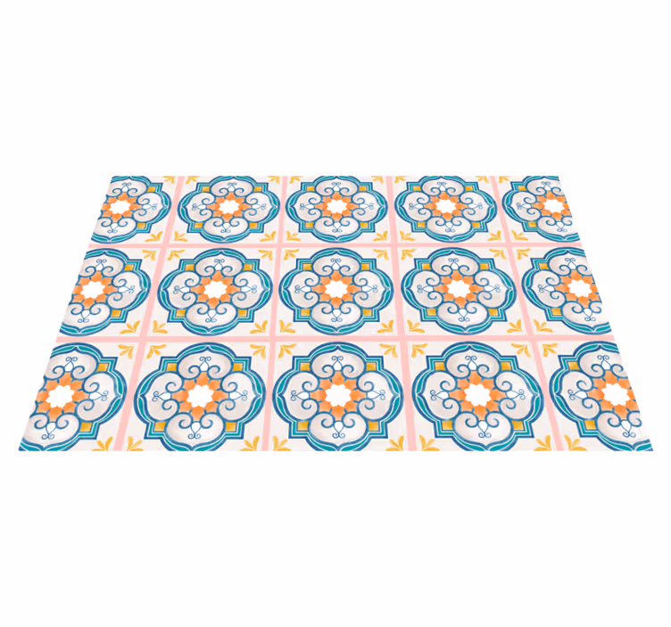 Tischsets originell mit lebhaftem pflanzenmuster - TenStickers