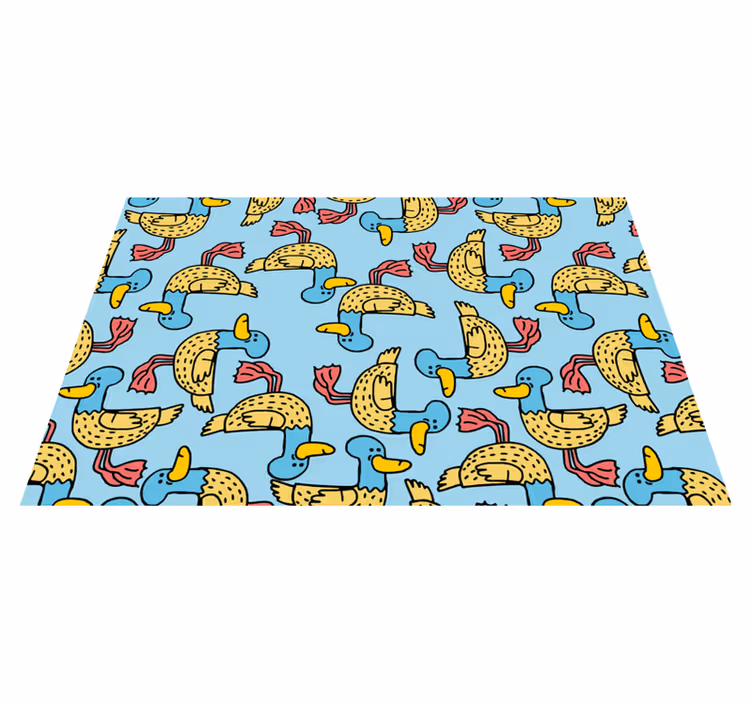 Tischsets originell mit lustigem entenmuster - TenStickers