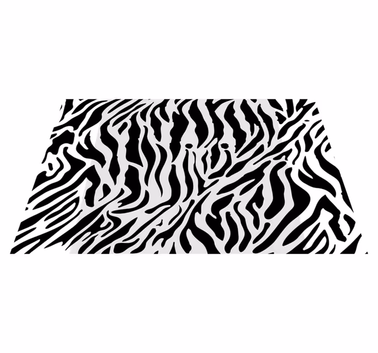Tischset textur im zebra-design - TenStickers