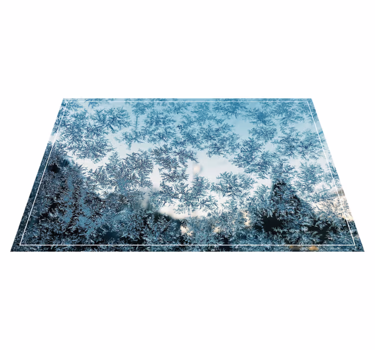Tischset textur mit frosted ice muster - TenStickers