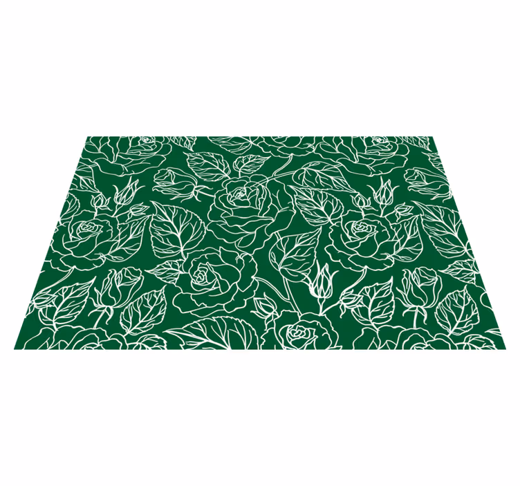Tischset textur anmutige botanische anordnung - TenStickers