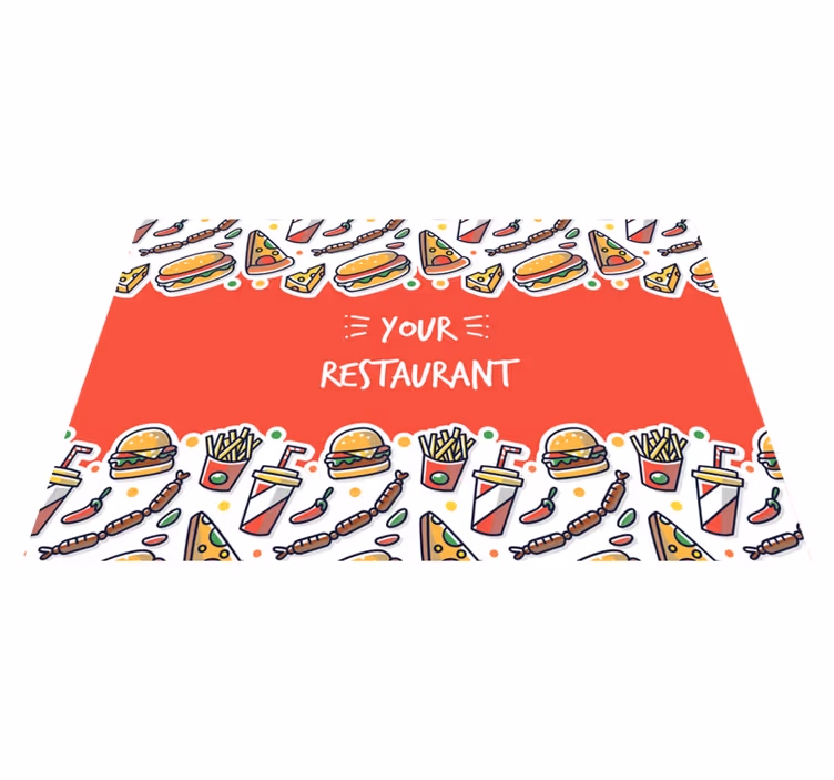 Tischsets originell mit kunstwerken zum thema essen - TenStickers