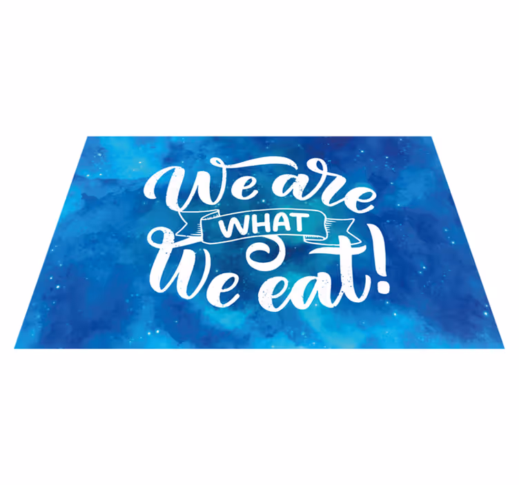Platzset spruch mit inspirierender zitatkunst - TenStickers