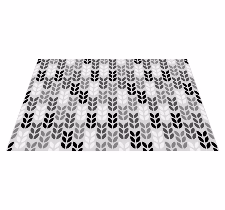 Tischset textur blattmuster arrangement - TenStickers
