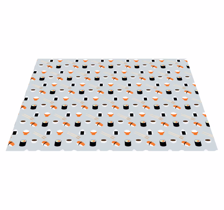 Tischsets originell mit sushi-muster design - TenStickers