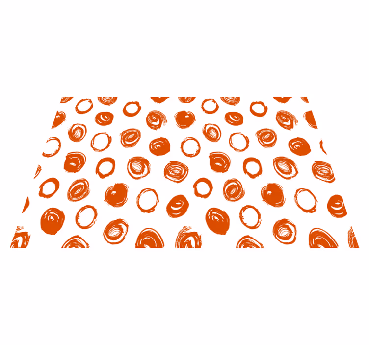 Tischset textur mit kreisförmigem pinselstrichmuster - TenStickers