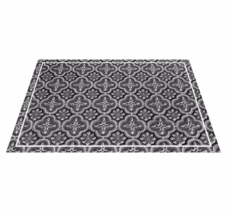 Tischset textur mit filigranem muster - TenStickers