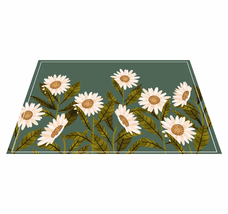 Tischsets originell mit gänseblümchenmotiv - TenStickers
