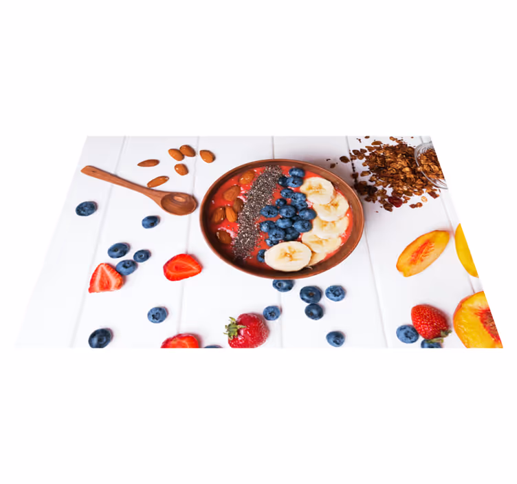 Tischsets originell obstschale - TenStickers